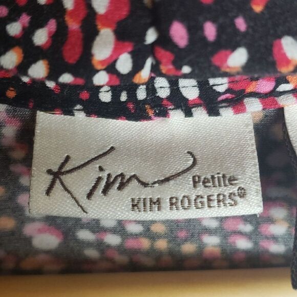 Kim Rogers Pink and Black Blouse - Picture 4 of 9